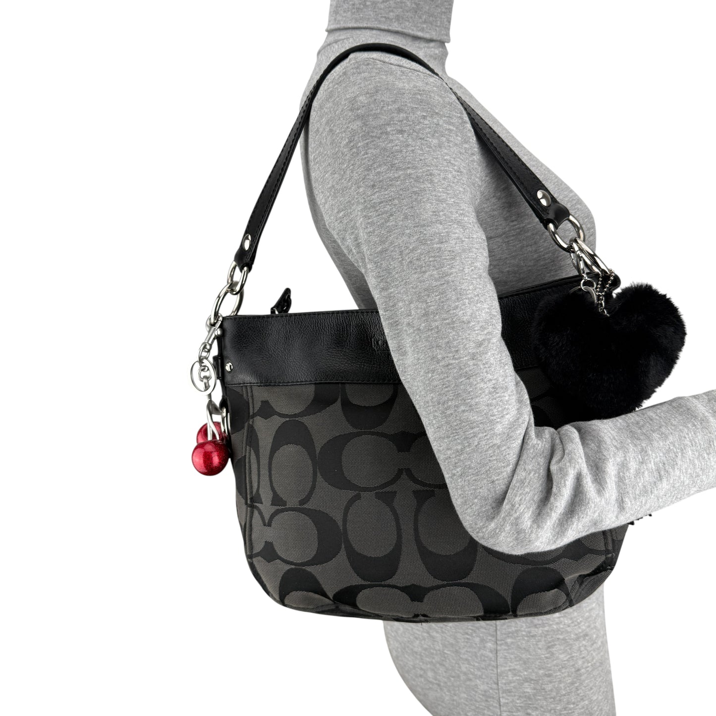 COACH SIGNATURE ZOE SHOULDER BAG
