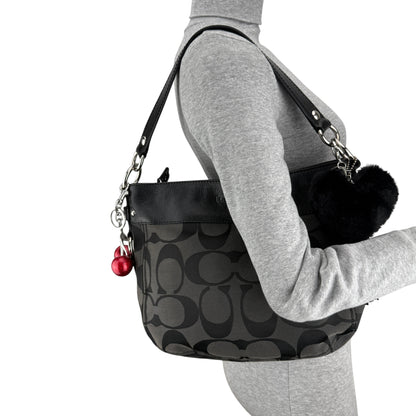 COACH SIGNATURE ZOE SHOULDER BAG