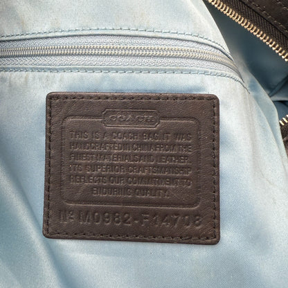 COACH SIGNATURE ZOE SHOULDER BAG