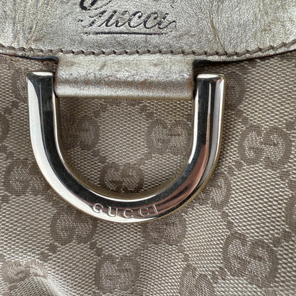 GUCCI D-RING ABBEY BAG GOLD (LARGE)