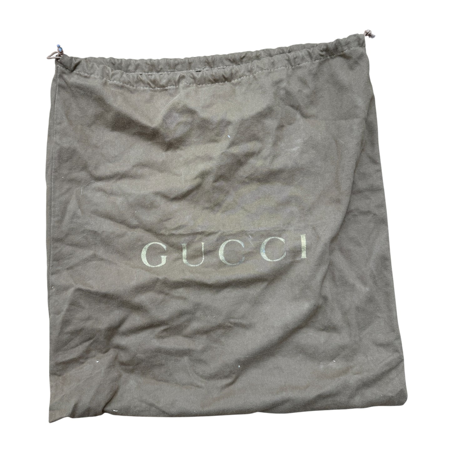 GUCCI D-RING ABBEY BAG GOLD (LARGE)