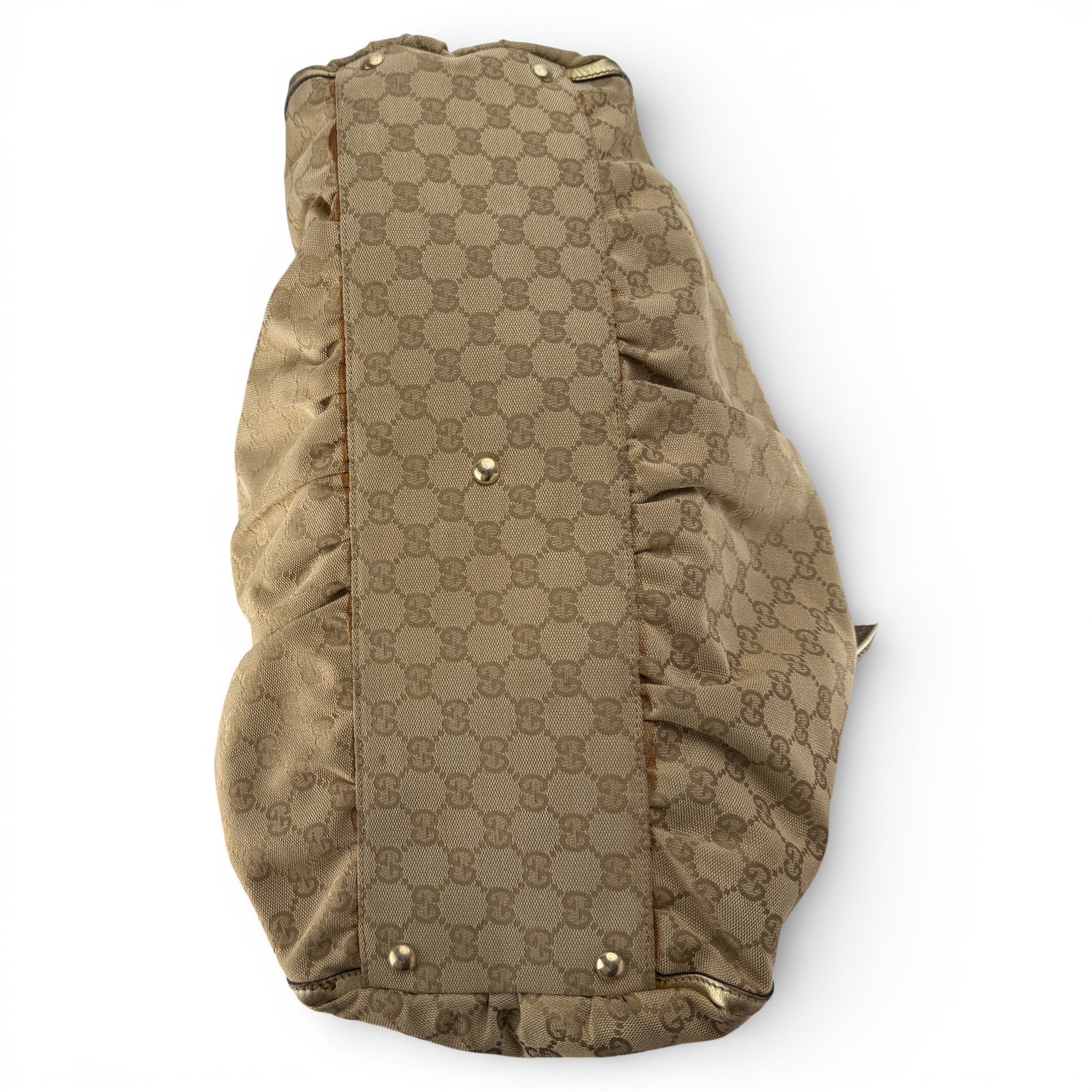 GUCCI D-RING ABBEY BAG GOLD (LARGE)