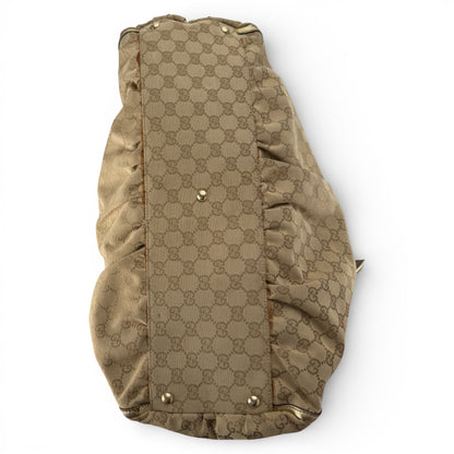 GUCCI D-RING ABBEY BAG GOLD (LARGE)
