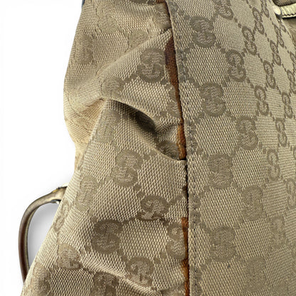 GUCCI D-RING ABBEY BAG GOLD (LARGE)