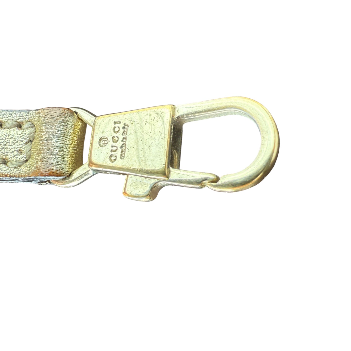 GUCCI D-RING ABBEY BAG GOLD (LARGE)