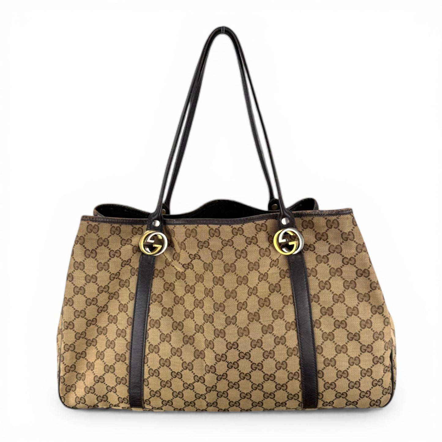 GUCCI GG TWINS MONOGRAM BAG LARGE