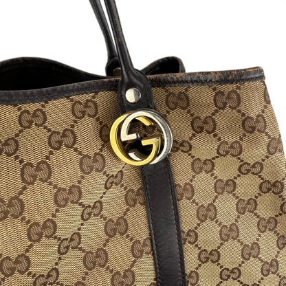 GUCCI GG TWINS MONOGRAM BAG LARGE