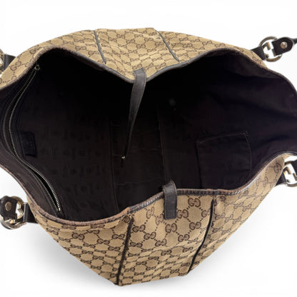 GUCCI GG TWINS MONOGRAM BAG LARGE