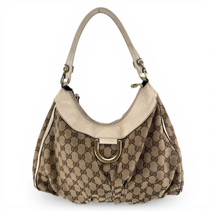 GUCCI D-RING ABBEY HOBO BAG (LARGE)