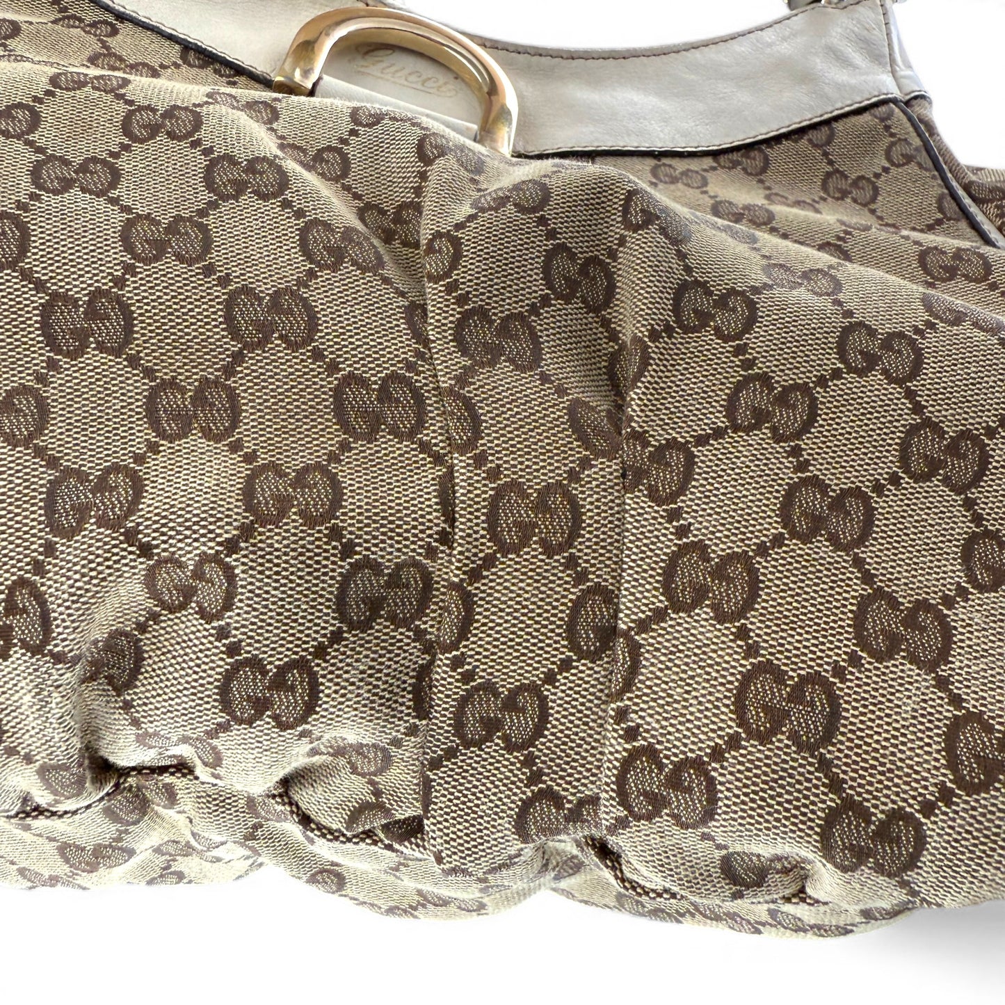GUCCI D-RING ABBEY HOBO BAG (LARGE)