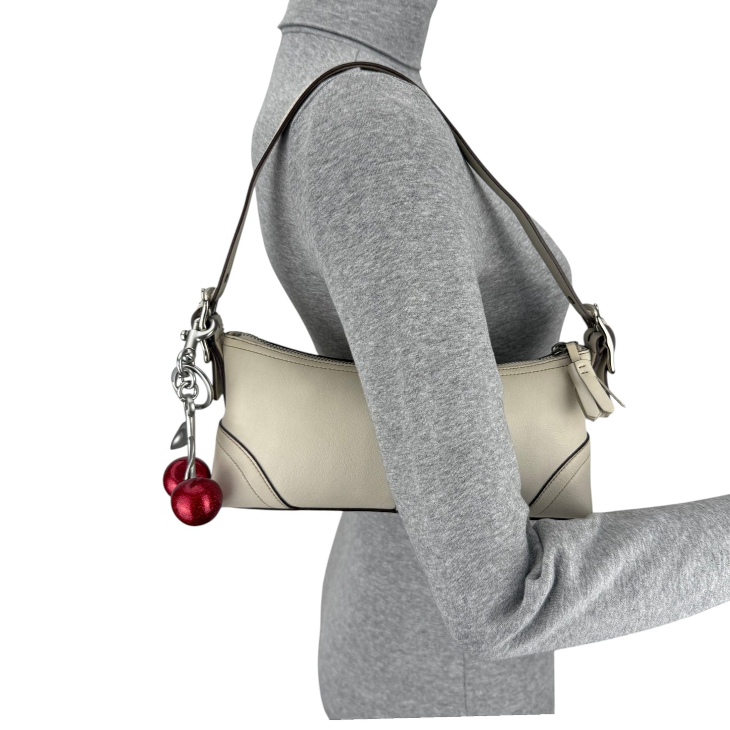 COACH HAMPTON PABBLED LEATHER BAG