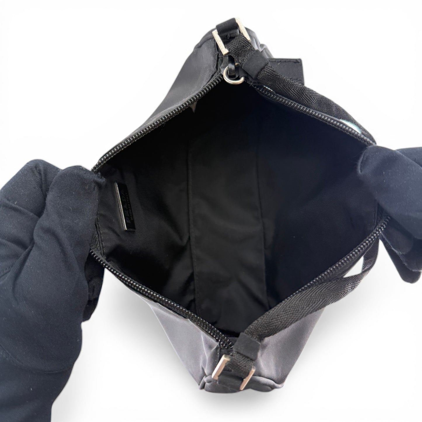 PRADA TESSUTO POCHETTE NYLON BAG