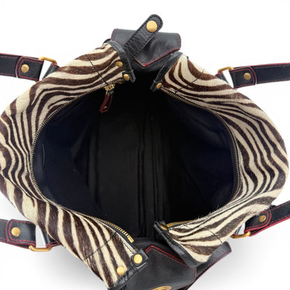 ZEBRA PONYHAIR BAG