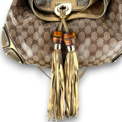 GUCCI GG INDY HOBO BAG GOLD