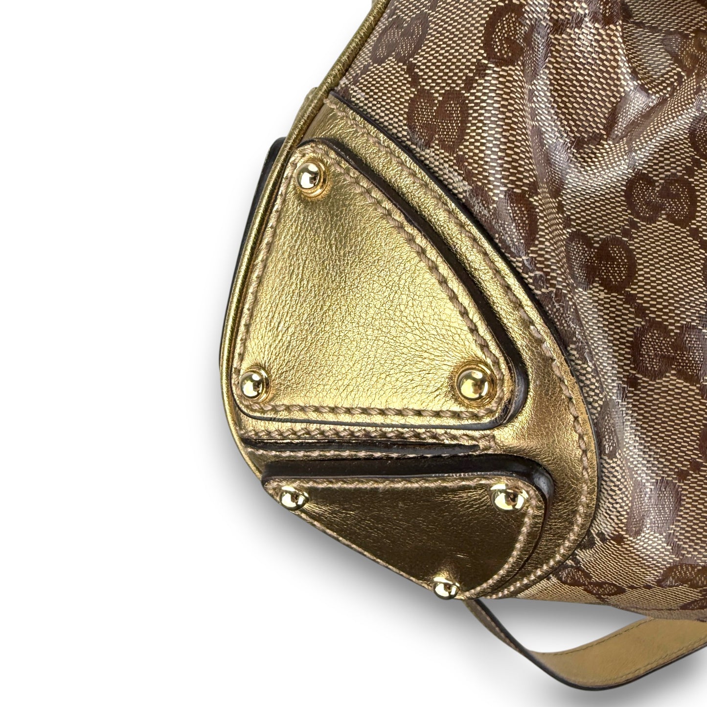 GUCCI GG INDY HOBO BAG GOLD