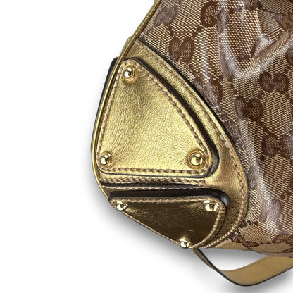 GUCCI GG INDY HOBO BAG GOLD