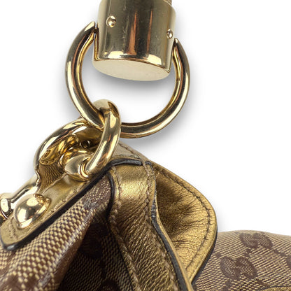 GUCCI GG INDY HOBO BAG GOLD