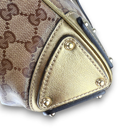 GUCCI GG INDY HOBO BAG GOLD
