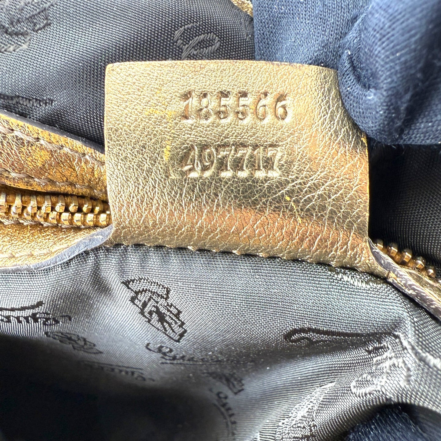 GUCCI GG INDY HOBO BAG GOLD