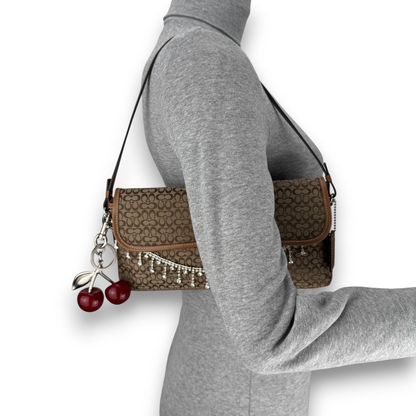 COACH MINI SIGNATURE CLIP POUCH