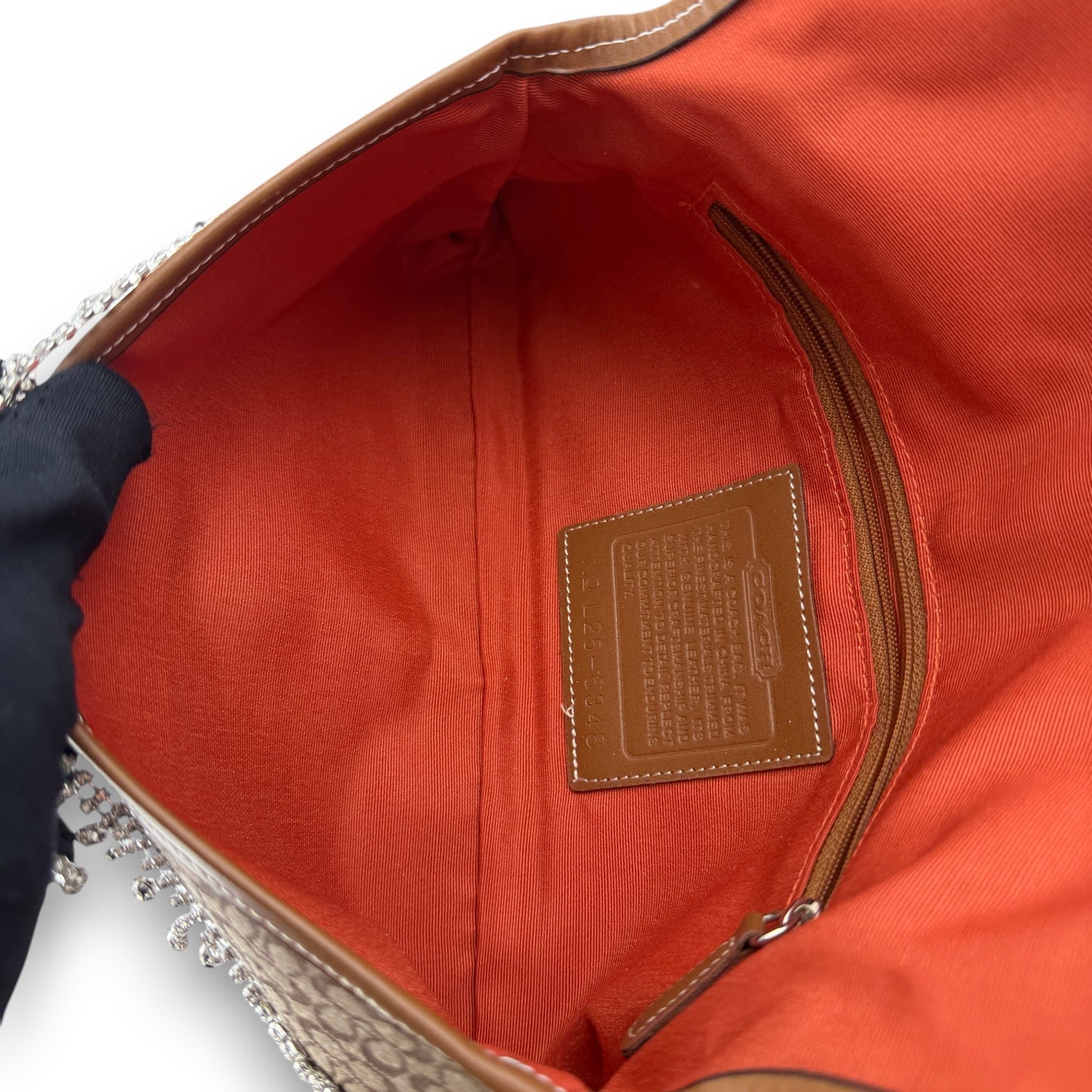 COACH MINI SIGNATURE CLIP POUCH