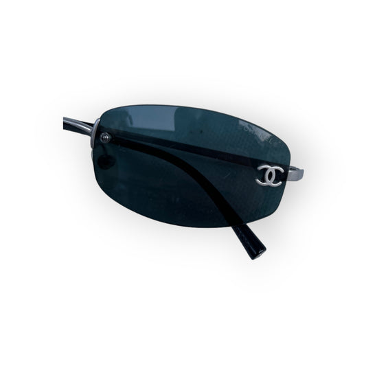 CHANEL SUNGLASSES DARK GREEN