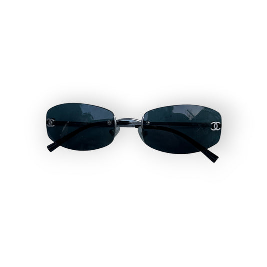 CHANEL SUNGLASSES DARK GREEN