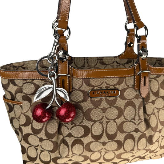 COACH SIGNATURE GALLERY TOTE SHOULDER BAG 