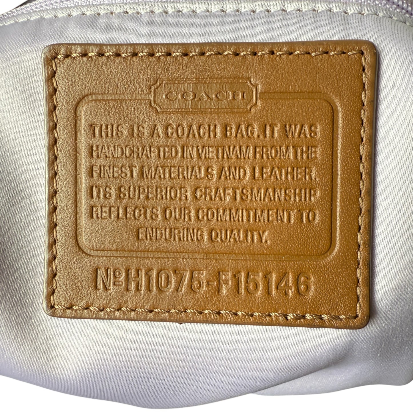 COACH SIGNATURE GALLERY TOTE SHOULDER BAG 