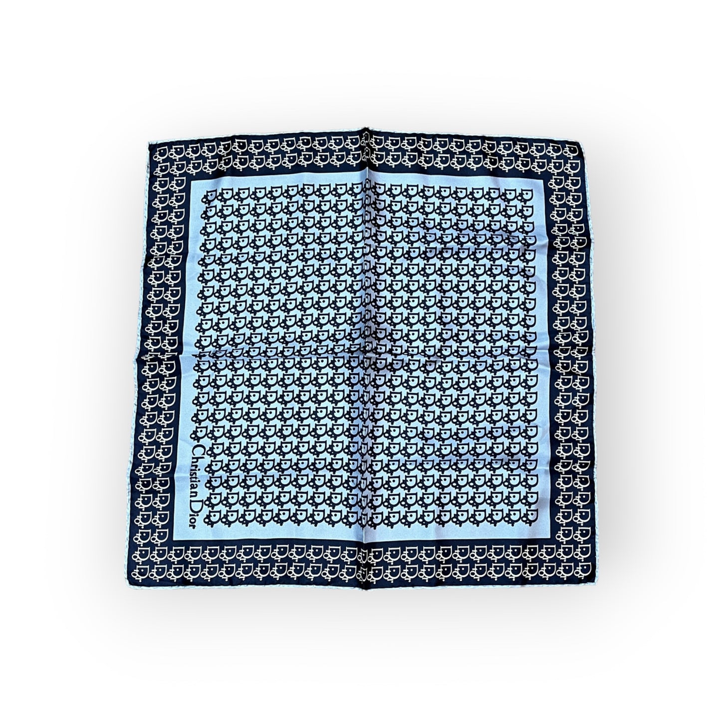 DIOR MONOGRAM SILK SCARF 