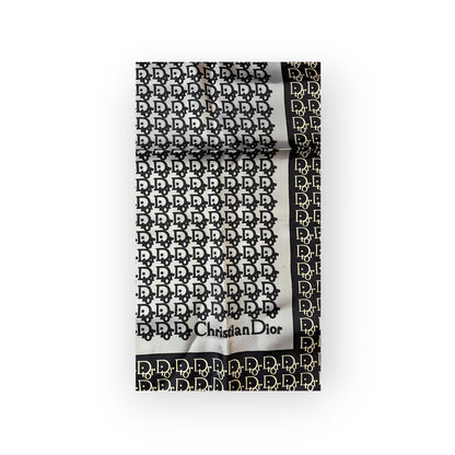 DIOR MONOGRAM SILK SCARF 