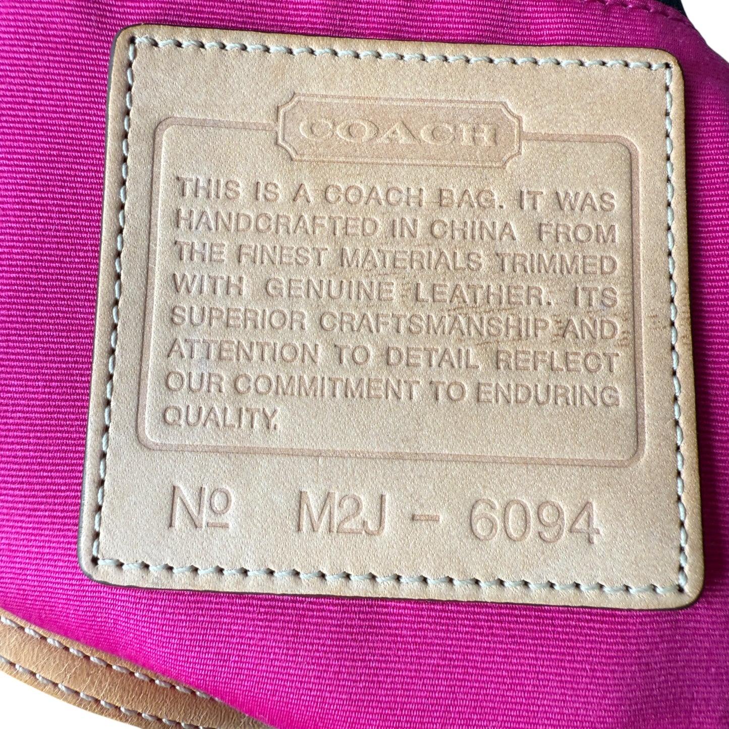 COACH BABY PINK & TAN DEMI SHOULDER BAG