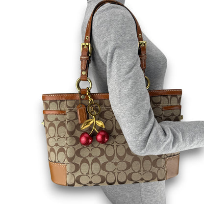 COACH SIGNATURE GALLERY TOTE BAG