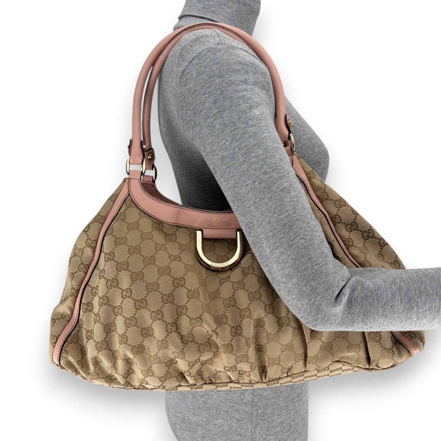 GUCCI MONOGRAM ABBEY BAG 
