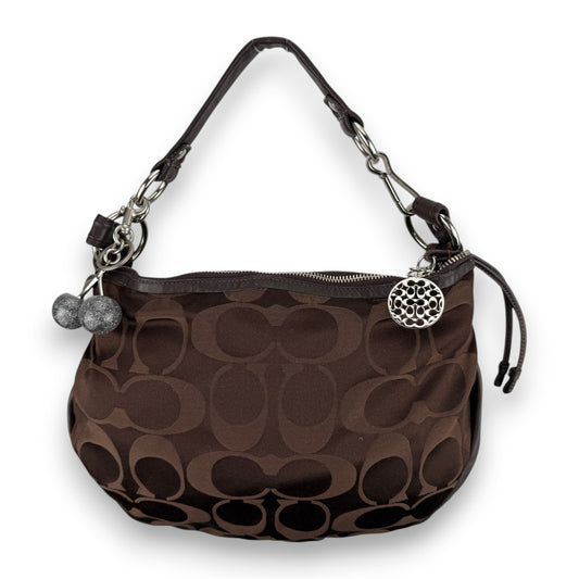 COACH SIGNATURE HOBO BAG BROWN