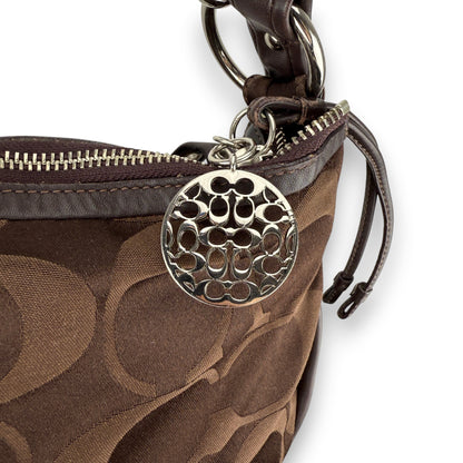 COACH SIGNATURE HOBO BAG BROWN
