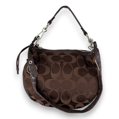 COACH SIGNATURE HOBO BAG BROWN