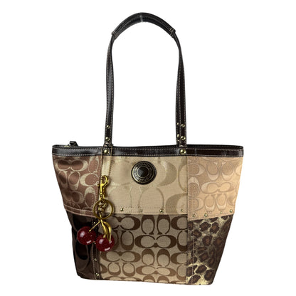 COACH SIGNATURE PATCHWORK LEGACY TOTE BAG