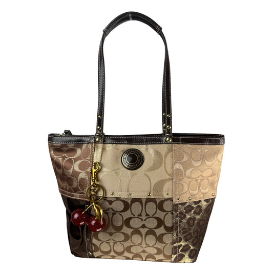 COACH SOHO PLEATED SIGNATURE TOTE 