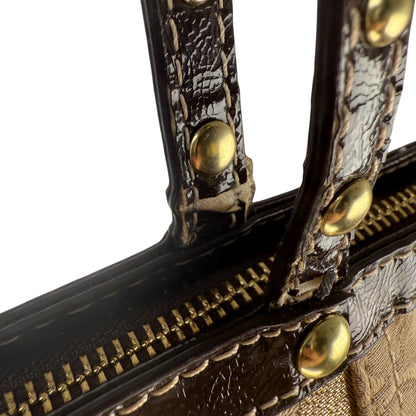 COACH SIGNATURE PATCHWORK LEGACY TOTE BAG