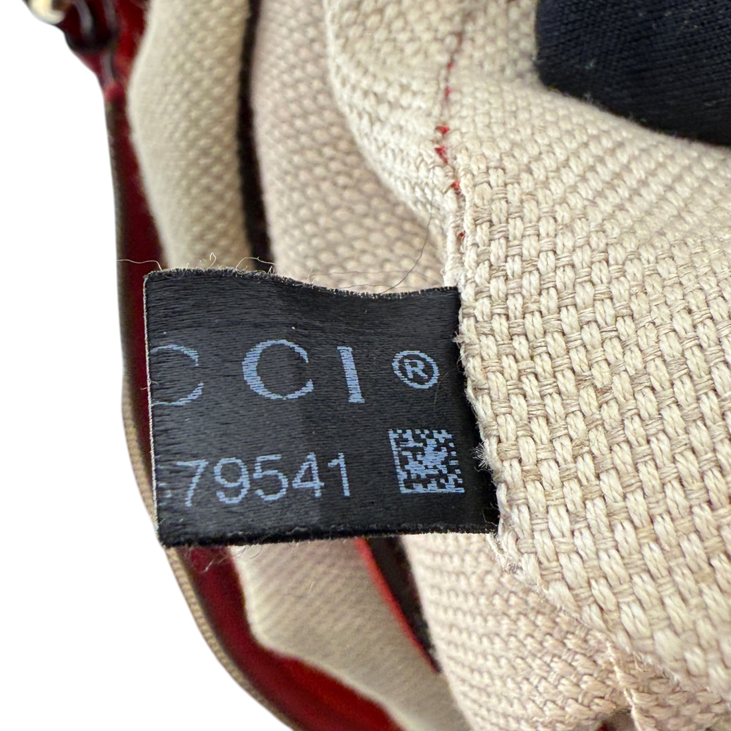GUCCI GG CANVAS VALENTINE SATCHEL BAG