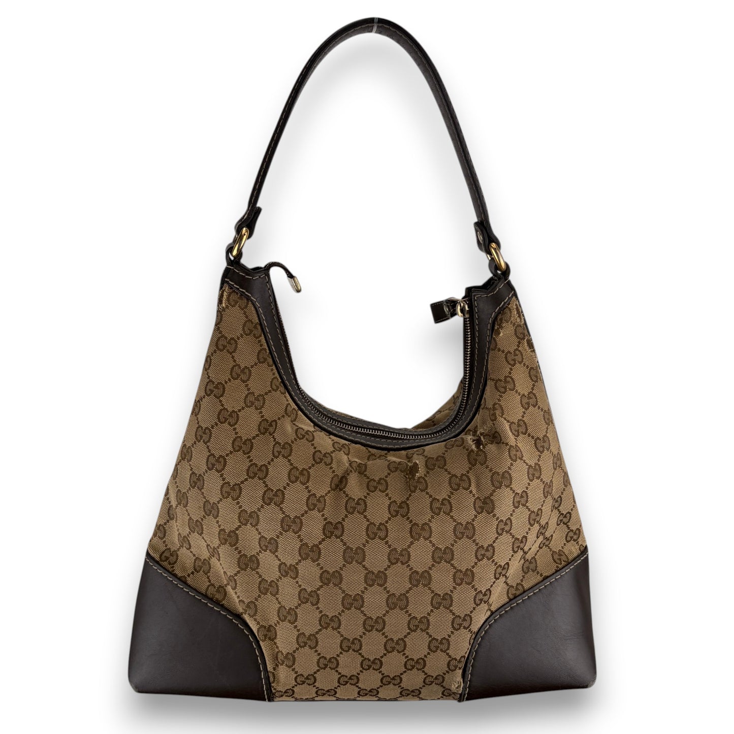 GUCCI GG CANVAS MEDIUM LOVELY HEART SHOULDER BAG