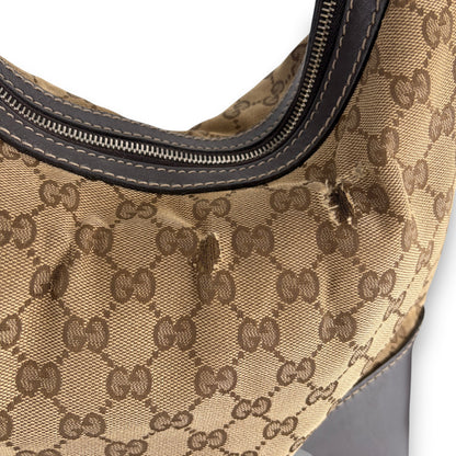 GUCCI GG CANVAS MEDIUM LOVELY HEART SHOULDER BAG
