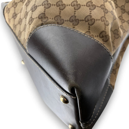 GUCCI GG CANVAS MEDIUM LOVELY HEART SHOULDER BAG