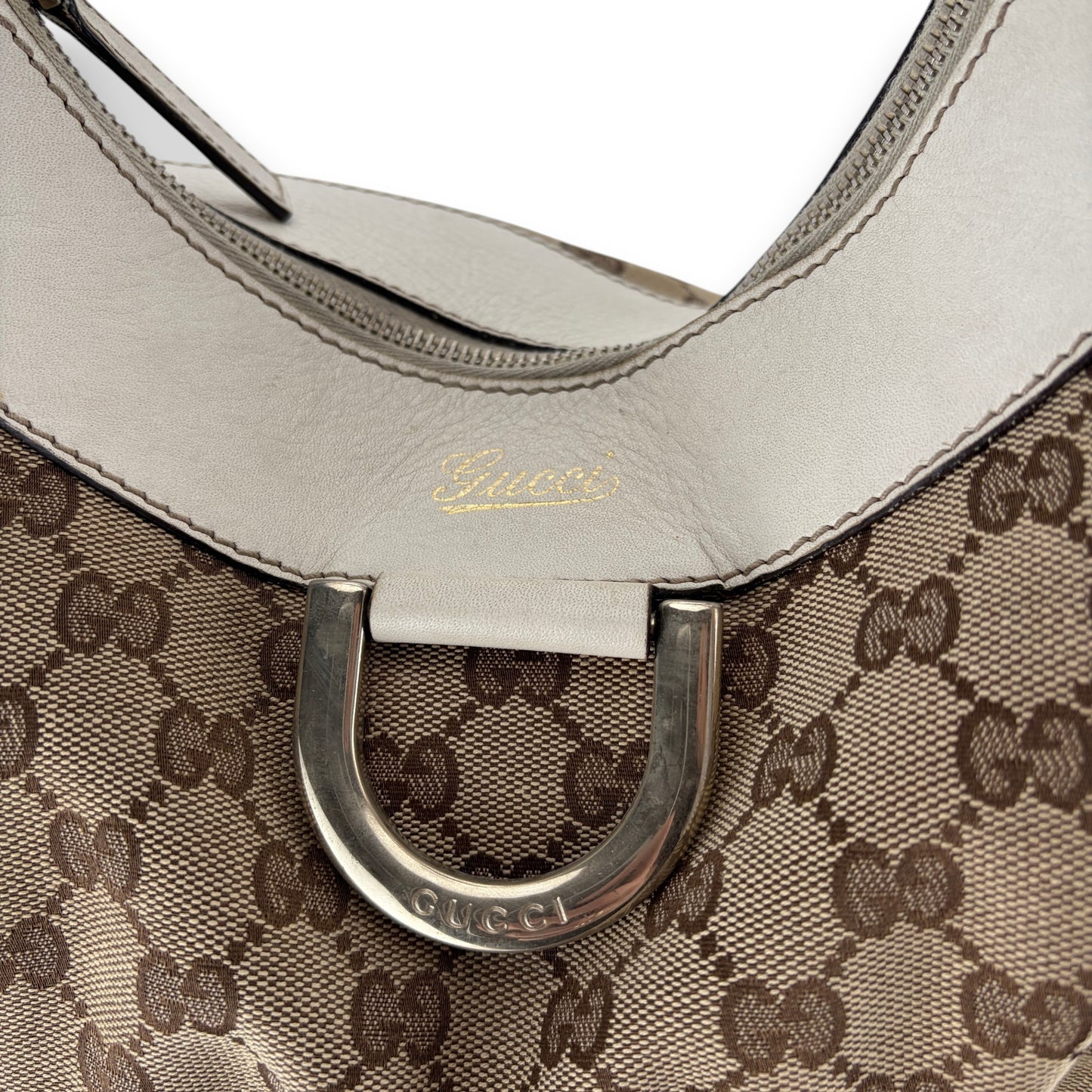 GUCCI D-RING ABBEY HOBO BAG
