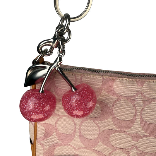 COACH BABY PINK & TAN DEMI SHOULDER BAG