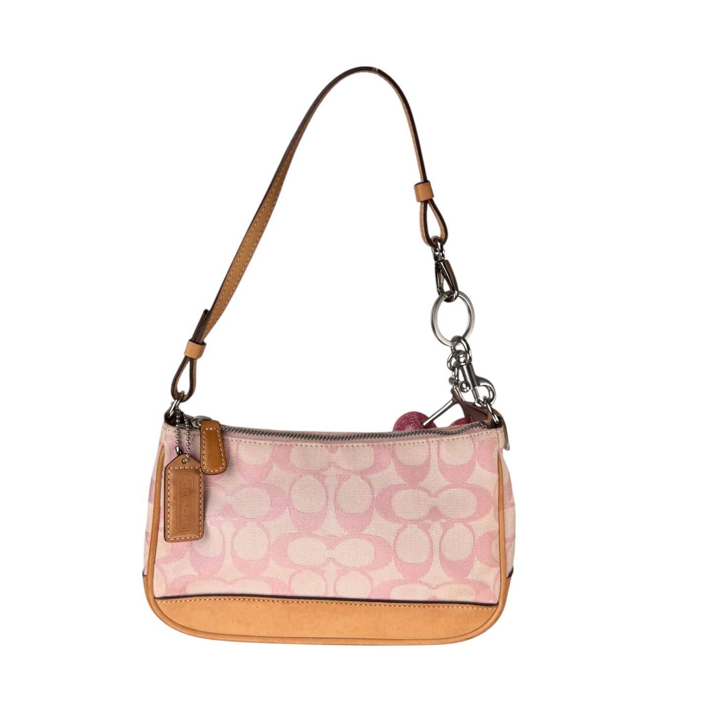COACH BABY PINK & TAN DEMI SHOULDER BAG