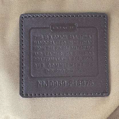 COACH SIGNATURE HAMPTONS TURNLOCK BAG