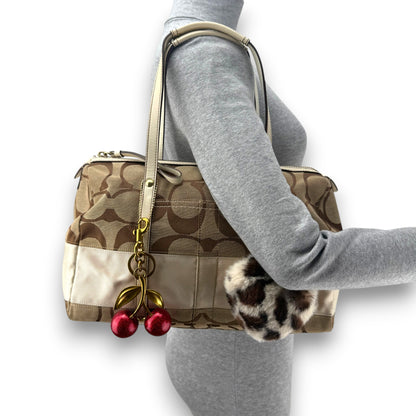 COACH SIGNATURE SATCHEL BAG