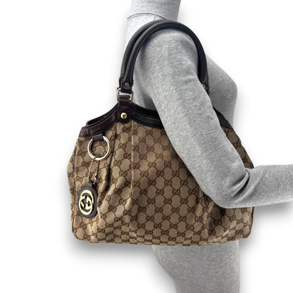 GUCCI GG MEDIUM SUKEY TOTE BAG